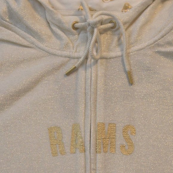All-Sport Couture Womens NFL Los Angeles Rams Play Action Hoodie  New With Tags - Picture 6 of 7